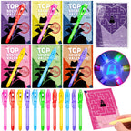 Zenoble 24-Pack Valentines Day Cards for Kids with Spy Pens – Classroom Exchange & Party Favors