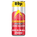 24 x Lucozade Zero Original Can - 250ML