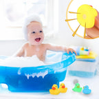 Zhanmai 300 Pcs Mini Rubber Ducks Bulk — Colorful Bath Toys for Party & Shower