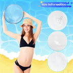 Zhanmai 6-Piece Clear Beach Ball Set — 24-Inch Inflatable Pool Balloons for Beach & Luau Decor