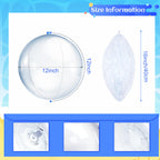 Zhanmai 6-Pack 16-Inch Clear Beach Balls | Inflatable Pool Balloons for Beach Parties & Luau Decor