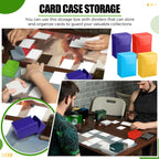 Zhehao 40-Piece Deck Card Boxes with 20 Dividers – 20 Deck Cases & Divider Set | Card Storage Organizer for Trading, Family, Party Games