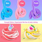 ZHNEHAOKAN 56-Pack Valentine Butter Slime Kit – Soft, Non-Sticky Slime for Kids, Classroom & Party Favors
