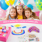 ZHNEHAOKAN 56-Pack Valentine Butter Slime Kit – Soft, Non-Sticky Slime for Kids, Classroom & Party Favors