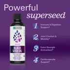 ZHOU Organic Black Seed Oil – Cold Pressed Nigella Sativa, 8 oz (Pack of 2)