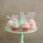 ZHUOWEISM 30Pcs 95th Birthday Cupcake Toppers Glitter — Straight Outta 1931
