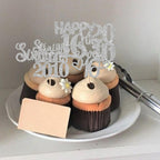 ZHUOWEISM 30Pcs Straight Outta 2010 Cupcake Toppers - Glitter Sixteen Birthday & Anniversary