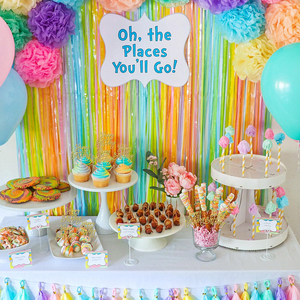 ZHUOWEISM 24 Pcs Happy Birthday Cupcake Toppers Glitter Picks, Gold — Anniversary & Party Cake Decorations