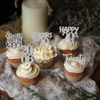 ZHUOWEISM 30pcs Glitter Cupcake Toppers – Straight Outta 2006, Cheers to 20 Years