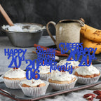 ZHUOWEISM 30pcs 20th Birthday Cupcake Toppers Glitter Blue – Straight Outta 2006