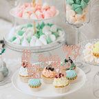 ZHUOWEISM 30Pcs 75th Birthday Cupcake Toppers Glitter Seventy Five - Straight Outta 1951 Rose Gold