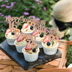 ZHUOWEISM 30PCS Glitter 16th Birthday Cupcake Toppers | Straight Outta 2010, Rose Gold