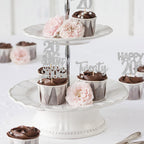 ZHUOWEISM 30pcs Glitter Cupcake Toppers – Straight Outta 2006, Cheers to 20 Years