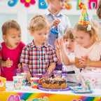 ZHUOWEISM 24 PCS Glitter Happy Birthday Cupcake Toppers – Purple Party Picks