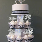 ZHUOWEISM 24Pcs Silver Happy 14th Birthday Cupcake Toppers | Straight Outta 2012