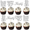 ZHUOWEISM 30Pcs 95th Birthday Cupcake Toppers Glitter — Straight Outta 1931