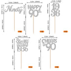 ZHUOWEISM 30Pcs 95th Birthday Cupcake Toppers Glitter — Straight Outta 1931