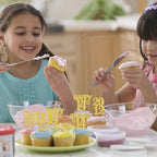 ZHUOWEISM 30Pcs Straight Outta 2012 Cupcake Toppers – Gold Glitter 14th Birthday Party Picks