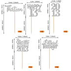 ZHUOWEISM 30PCS Glitter Cupcake Toppers – Straight Outta 2013 13th Birthday Party Picks