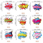 ZHUOWEISM 36 PCS Super Hero Boom Cupcake Toppers & Wrappers for Hero Theme Parties