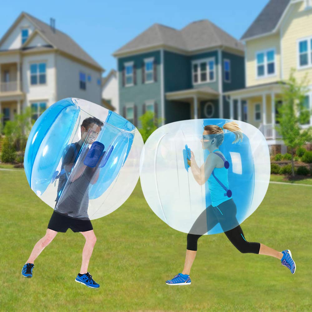 ZHUYNXIR 2 PC Sumo Ball – 48in Inflatable Bumper Balls for Outdoor Play