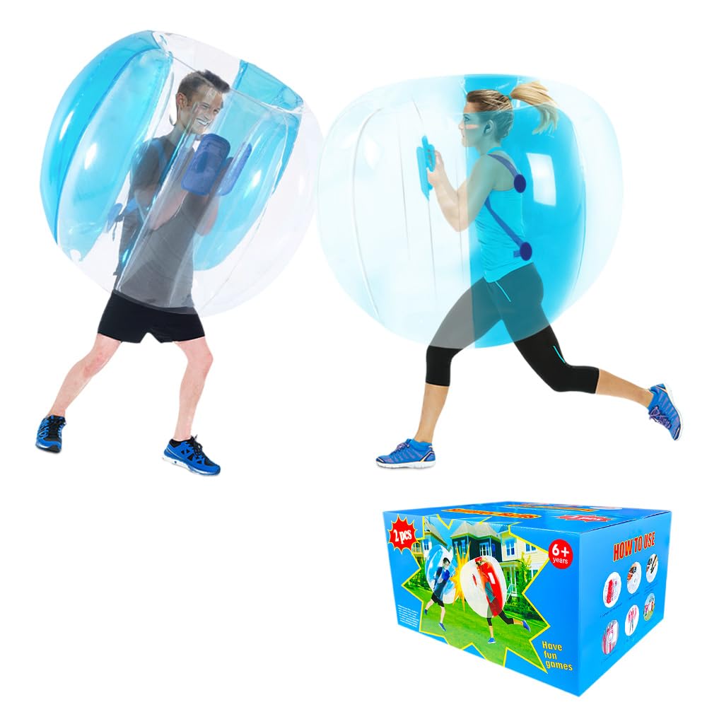 ZHUYNXIR 2 PC Sumo Ball – 48in Inflatable Bumper Balls for Outdoor Play