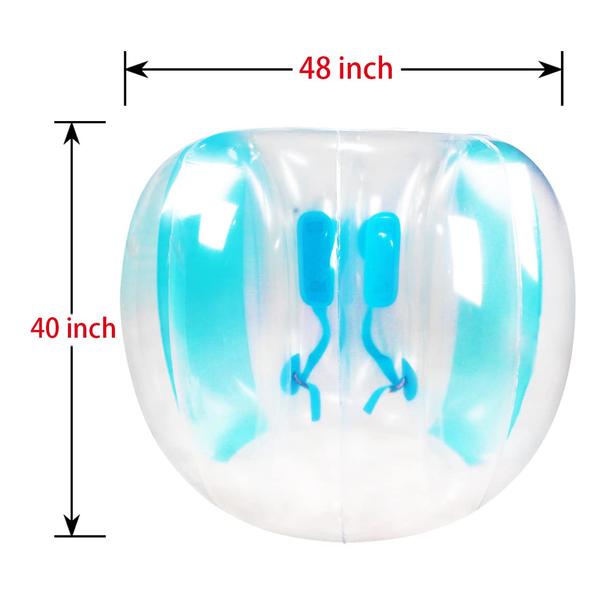 ZHUYNXIR 2 PC Sumo Ball – 48in Inflatable Bumper Balls for Outdoor Play