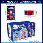 ZICZLI 28-Pack Valentines Day Gifts for Kids — Space Galaxy Slime with Cards | Classroom Party Favors