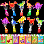ZICZLI 28-Pack Dinosaur Valentines with LED Finger Lights – Classroom Gifts & Party Favors