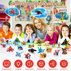 Zitetbolo 22-Pack 3-in-1 Animal Building Blocks | Party Favors & Classroom Prizes for Kids (Ages 6-12)