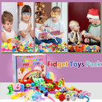 ZJLL 1000+ PCS Fidget Toy Party Favors Pack – Kids Gifts, Classroom Prizes & Holiday Stocking Stuffers