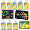 ZMLM 24-Pack Scratch Rainbow Art Notebooks – Classroom Gifts & Party Favors