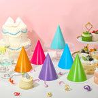 Zomiboo 40 PCS Birthday Party Hats – Colorful Cone Hats for Celebrations