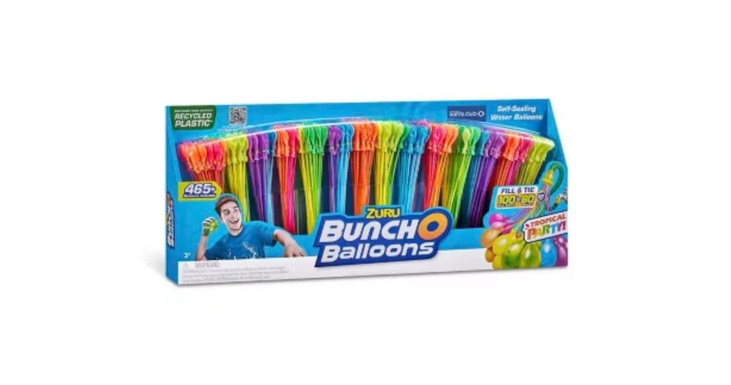 ZURU Bunch O Balloons 465 Rapid-Fill Self-Tying Water Balloons (14 Stems)