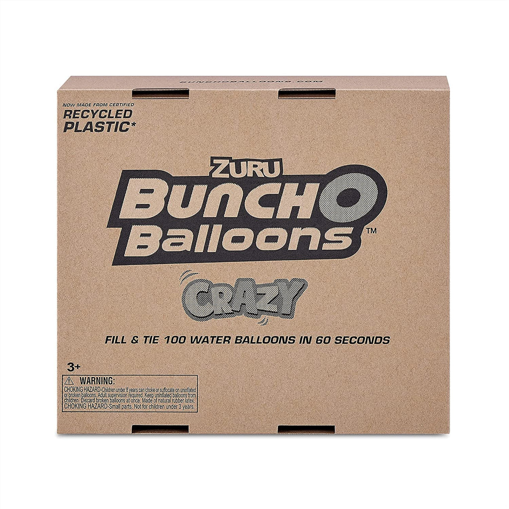 Bunch O Balloons Crazy Color by ZURU – 200+ Rapid-Filling Self-Sealing Water Balloons (6 Pack)
