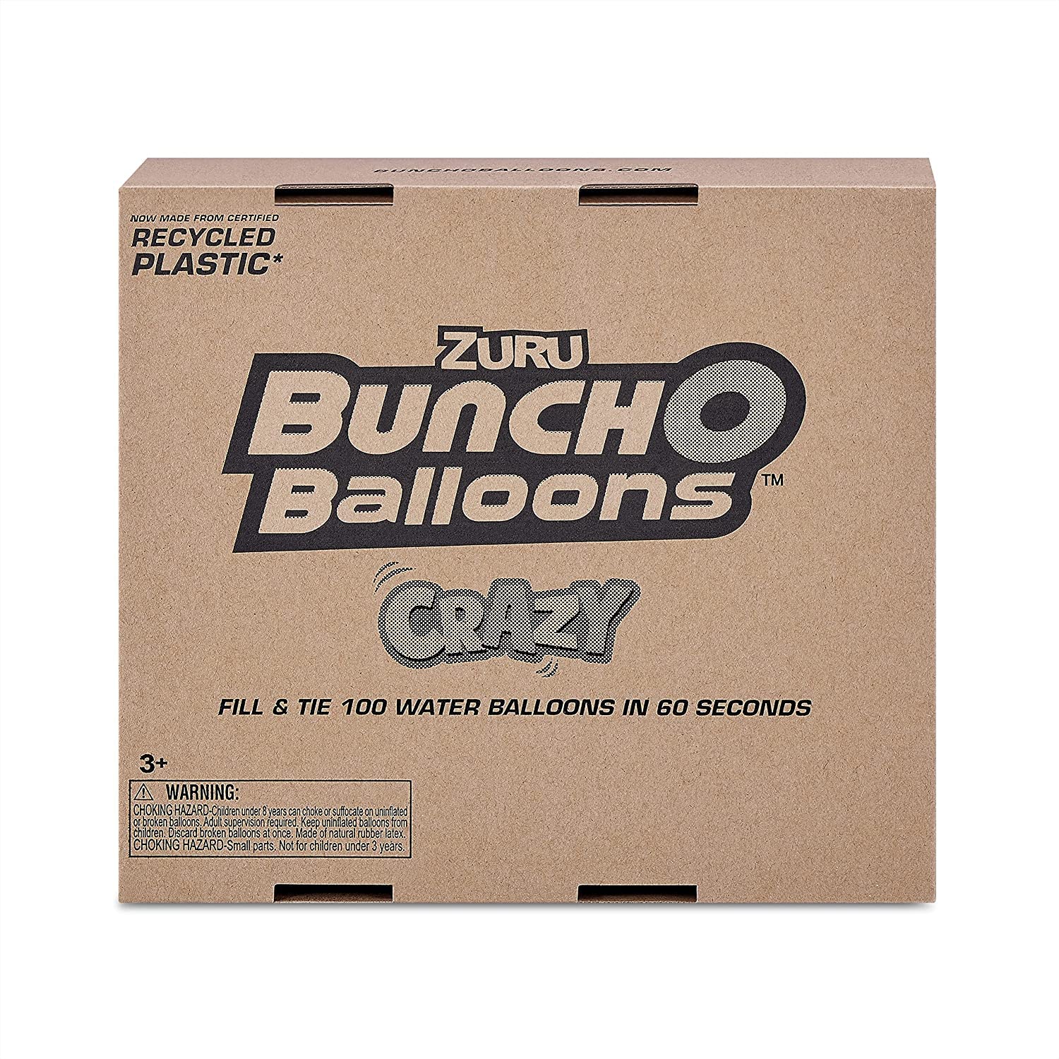 Bunch O Balloons Crazy Color by ZURU – 200+ Rapid-Filling Self-Sealing Water Balloons (6 Pack)